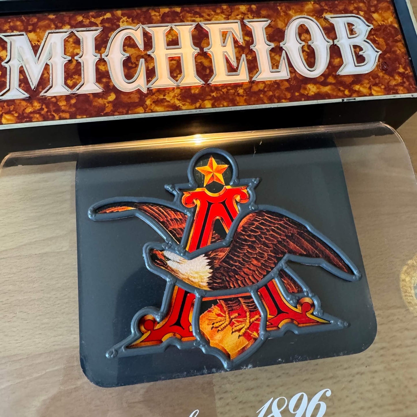 #1848【1980年代】 ビンテージ Michelob（ミケロブ） ビールサイン / ライトサイン 照明 アメリカ