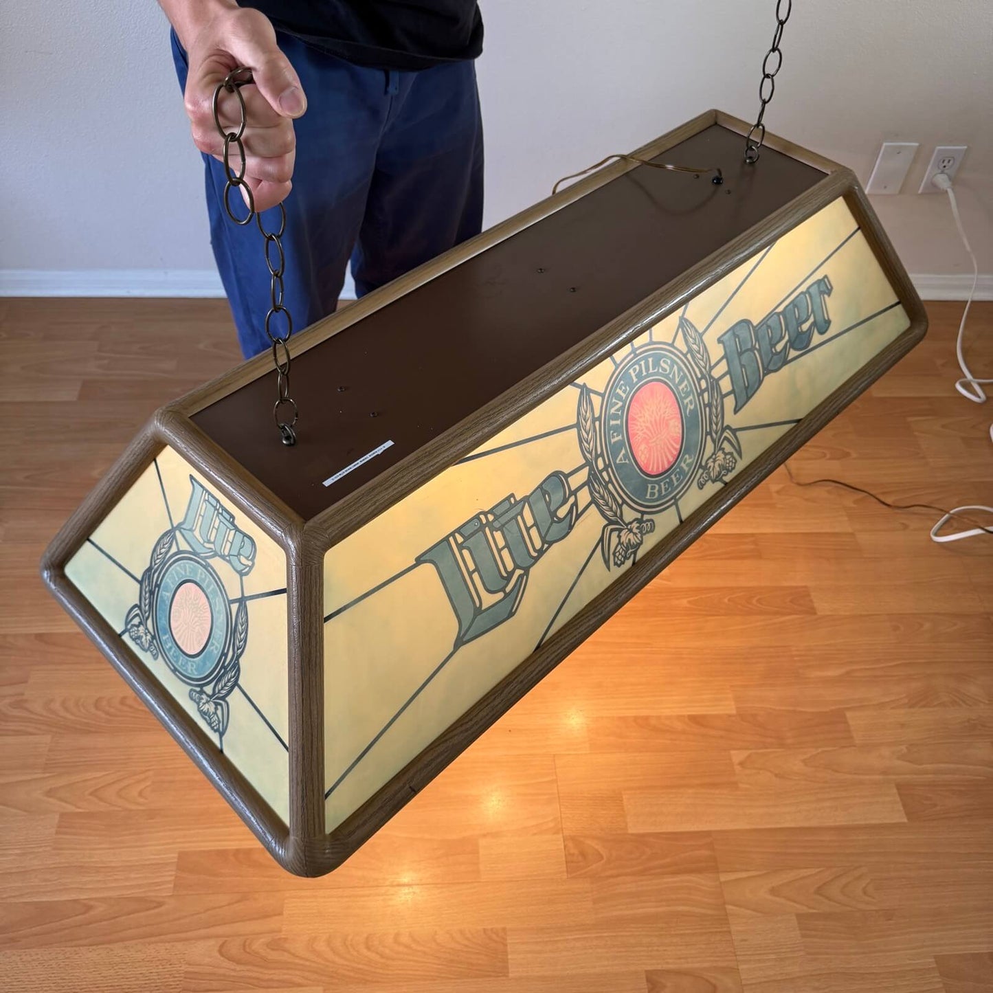 #2126【1986年製】ビンテージ Miller Lite（ミラーライト） プールランプ / ビールライト アメリカ