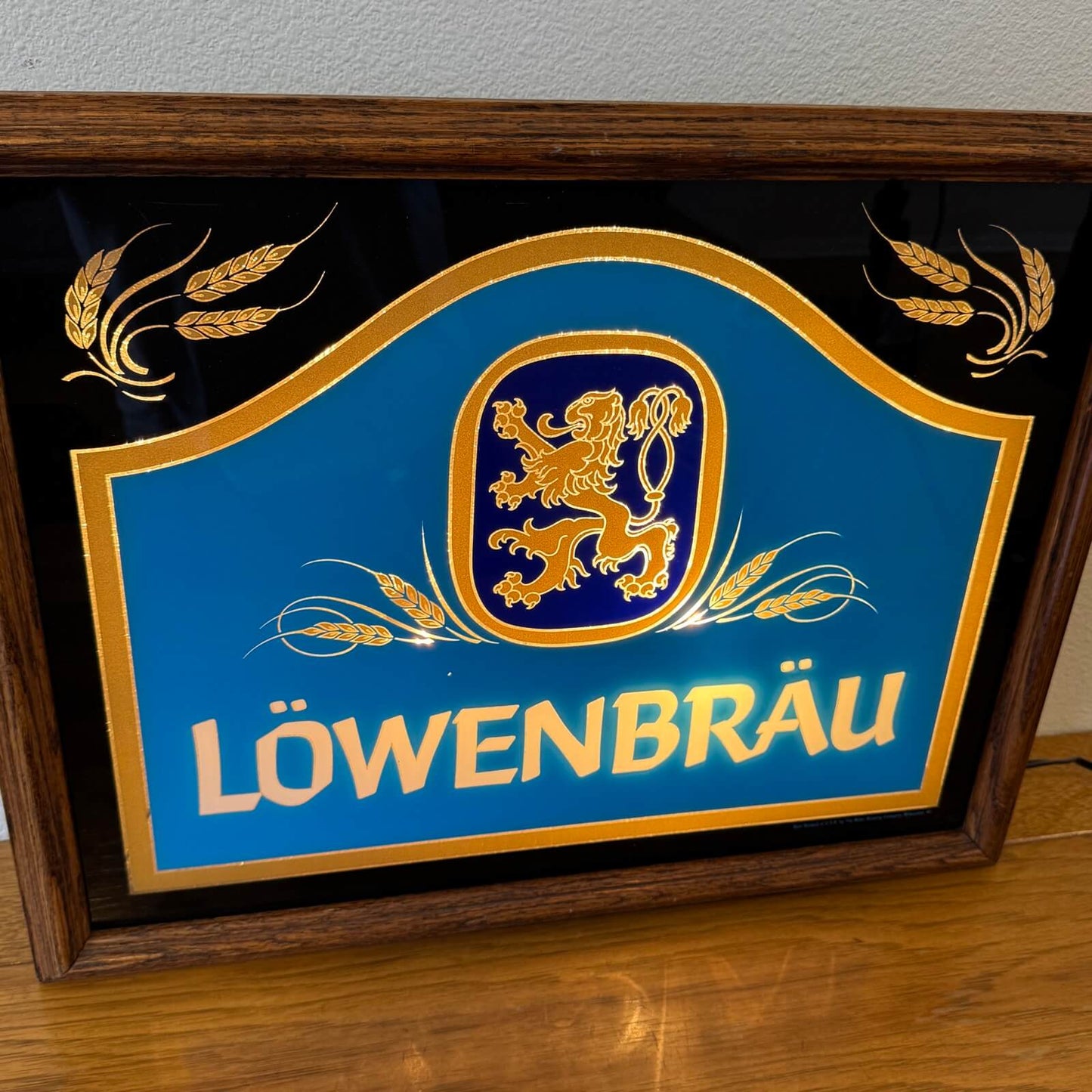 #1967 ビンテージ LOWENBRALI レーベンブロイ ライトアップサイン