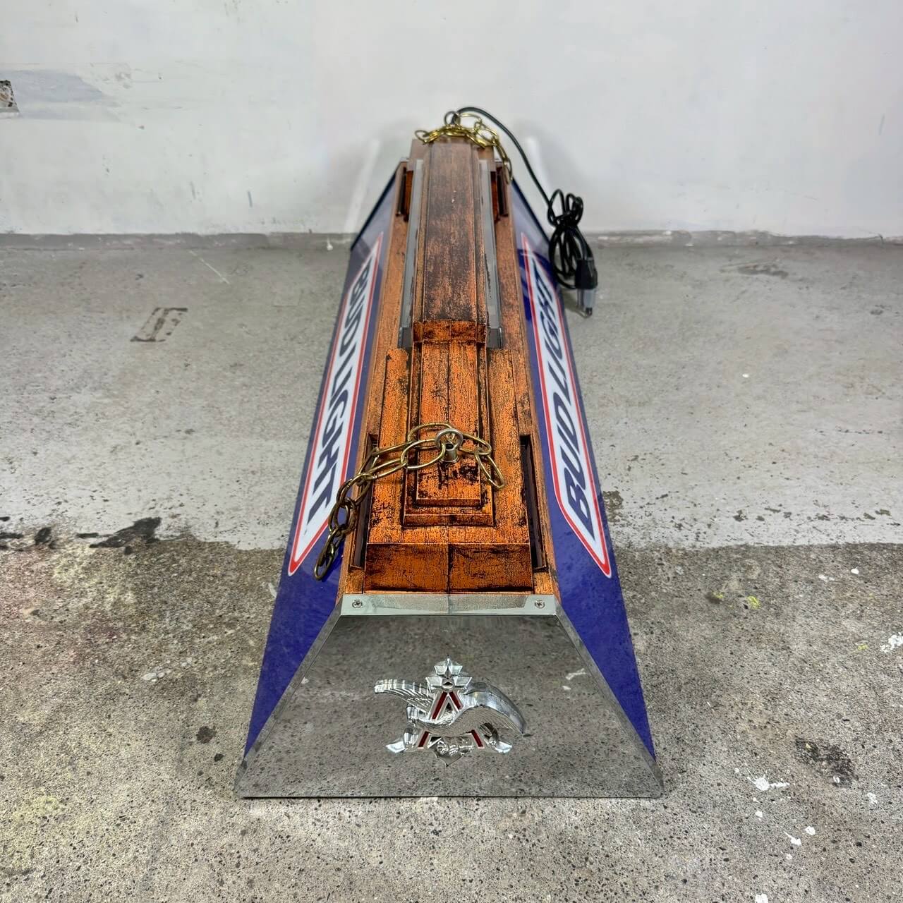 【1986年】ビンテージ Bud Light プールランプ バドライト 吊り下げ照明 バーライト #2381