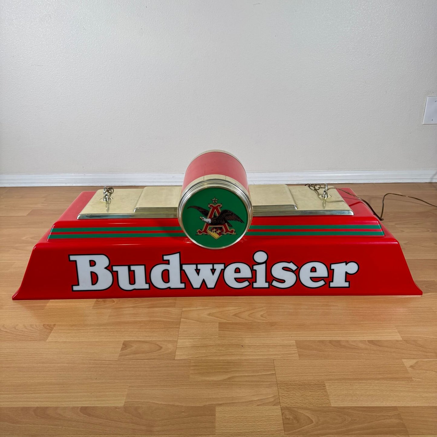 #2127【1990年代】ビンテージ Budweiser（バドワイザー） プールランプ / ビールライト アメリカ