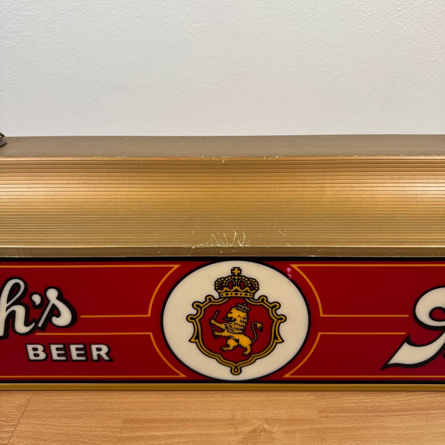 #1921【1980年代】ビンテージ プールバーランプ Stroh's ビールランプ バーライト アメリカ