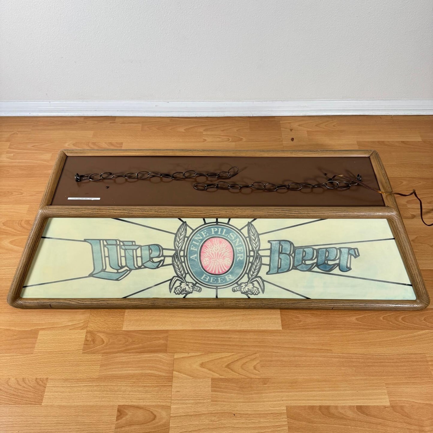 #2126【1986年製】ビンテージ Miller Lite（ミラーライト） プールランプ / ビールライト アメリカ