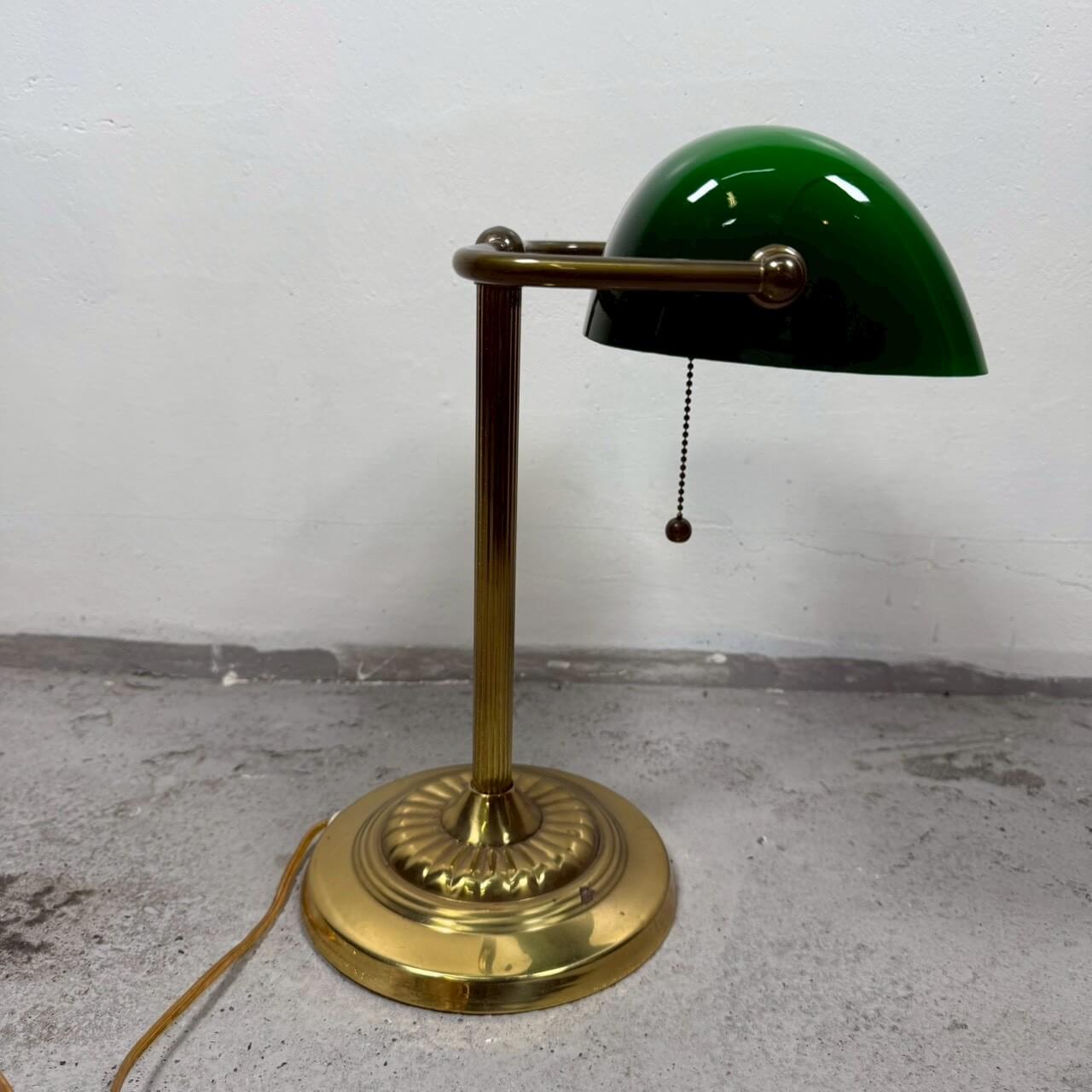 #2325【1980-1990年代】ビンテージ バンカーズランプ デスクランプ