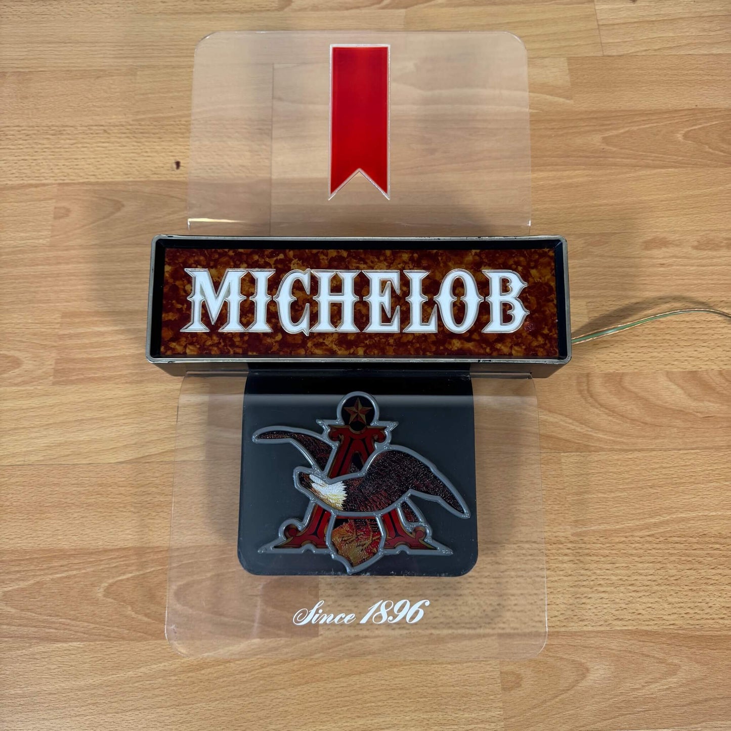 #1848【1980年代】 ビンテージ Michelob（ミケロブ） ビールサイン / ライトサイン 照明 アメリカ