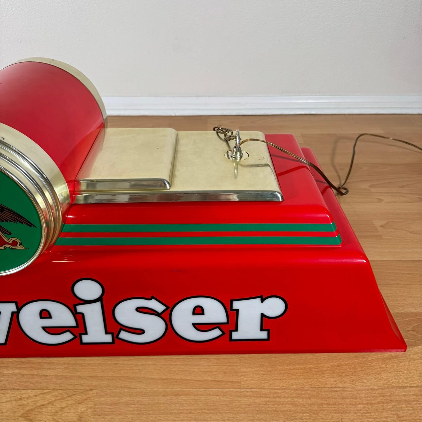 #2127【1990年代】ビンテージ Budweiser（バドワイザー） プールランプ / ビールライト アメリカ