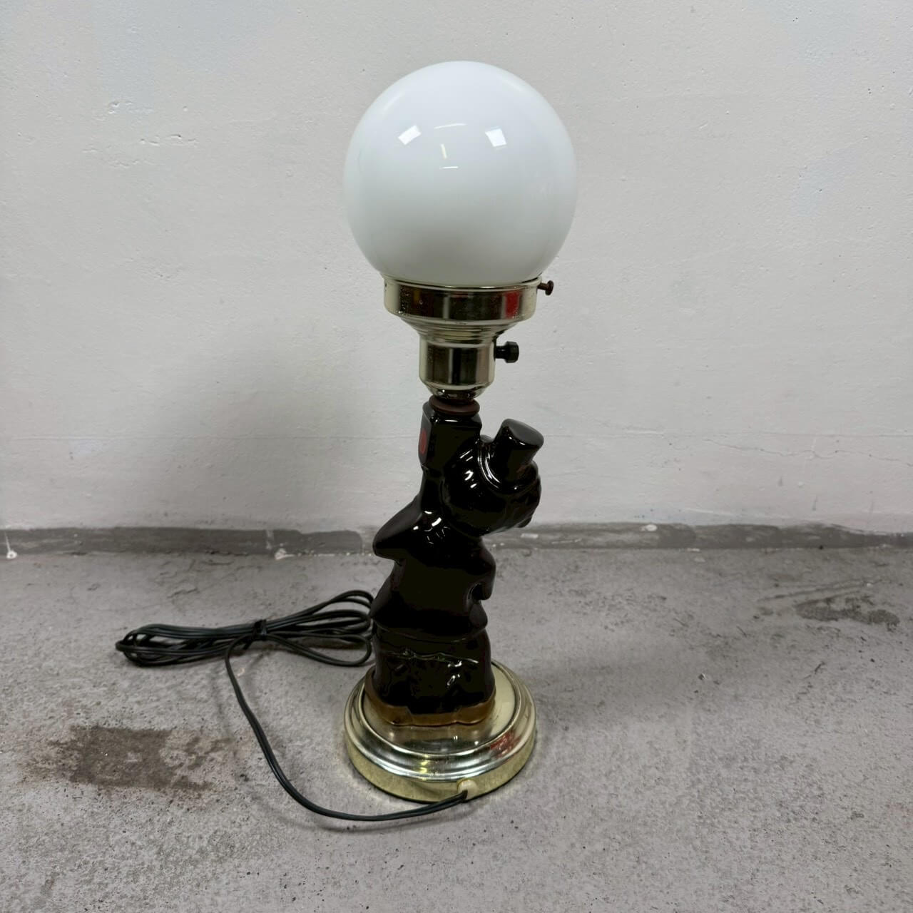 #2277【1960年代】ビンテージ 酔っ払い Barランプ テーブルランプ 照明 アメリカ