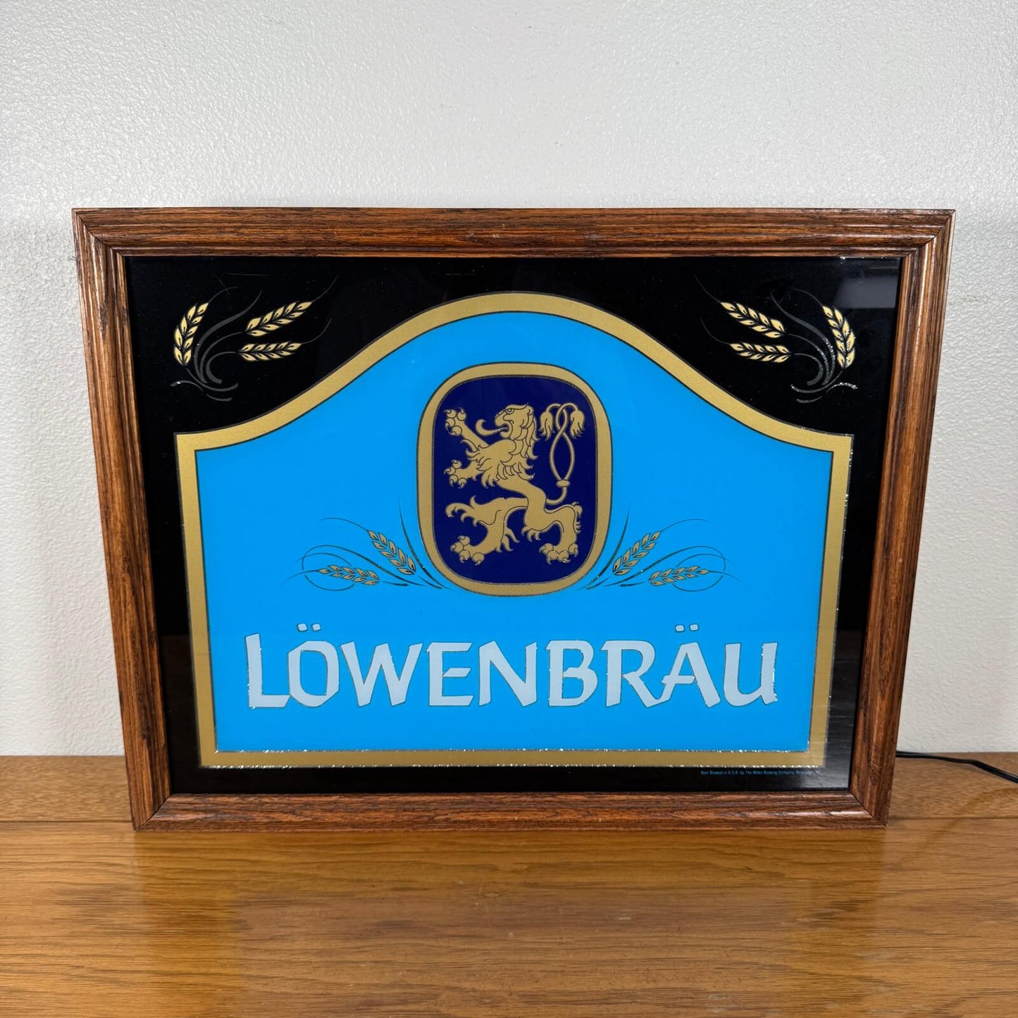 #1967 ビンテージ LOWENBRALI レーベンブロイ ライトアップサイン