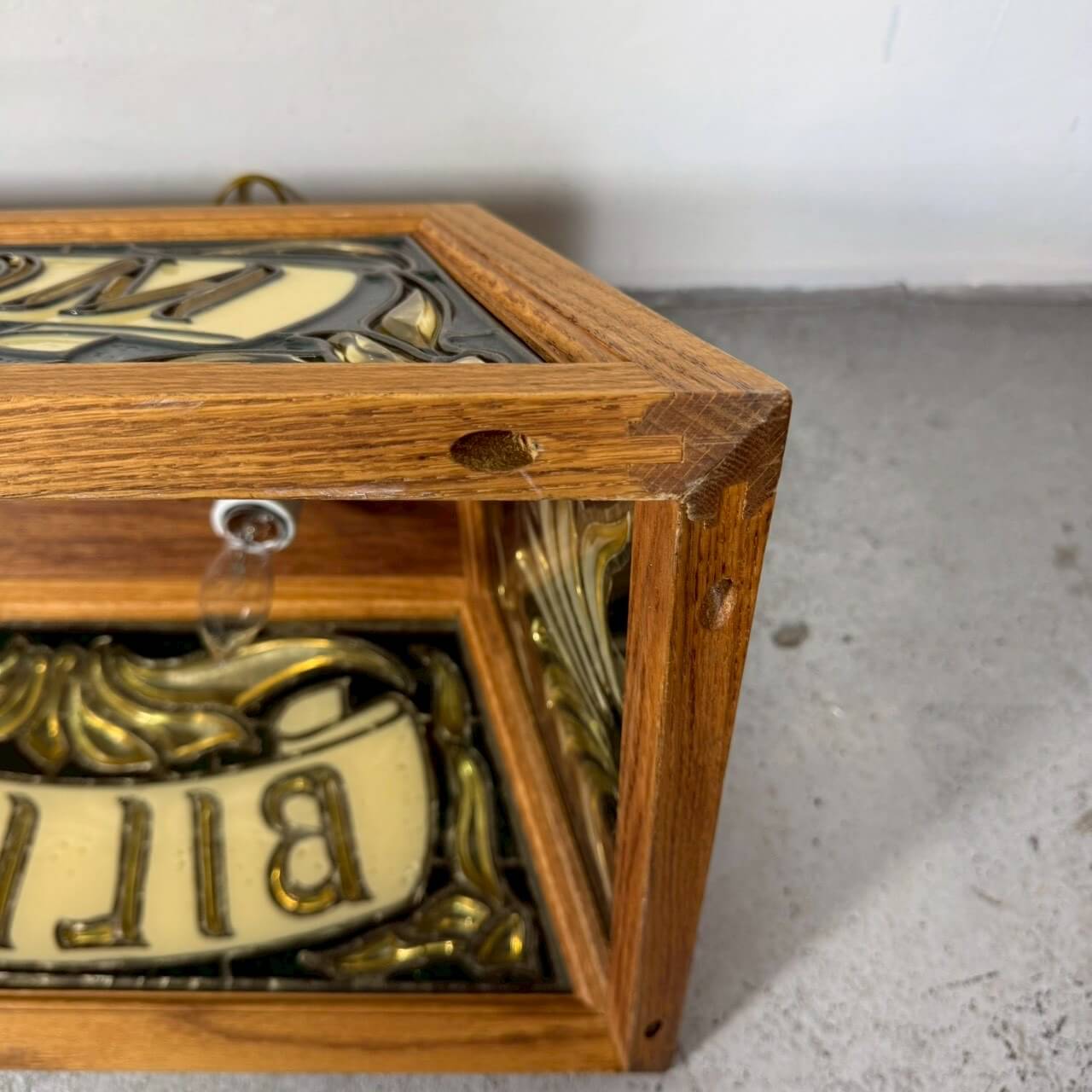 #1923【1980-90年】ビンテージ BILLIARD ROOM（ビリヤードルーム） プールランプ / 吊り下げランプ 照明 アメリカ