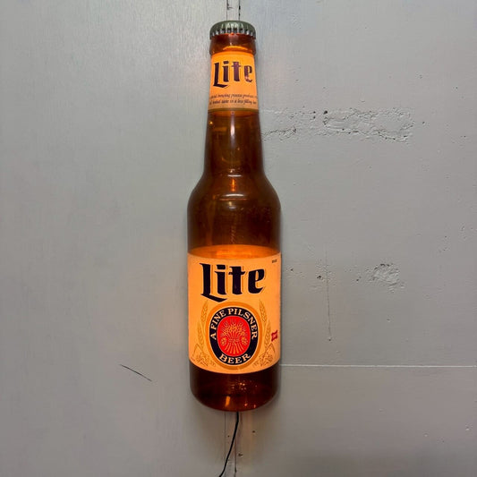 #2257【1991年製】ビンテージ Miller Lite ボトルランプ / ウォールライト アメリカ