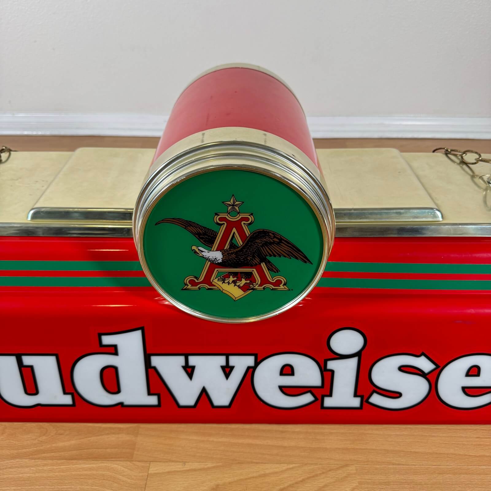 2127【1990年代】ビンテージ Budweiser（バドワイザー） プールランプ