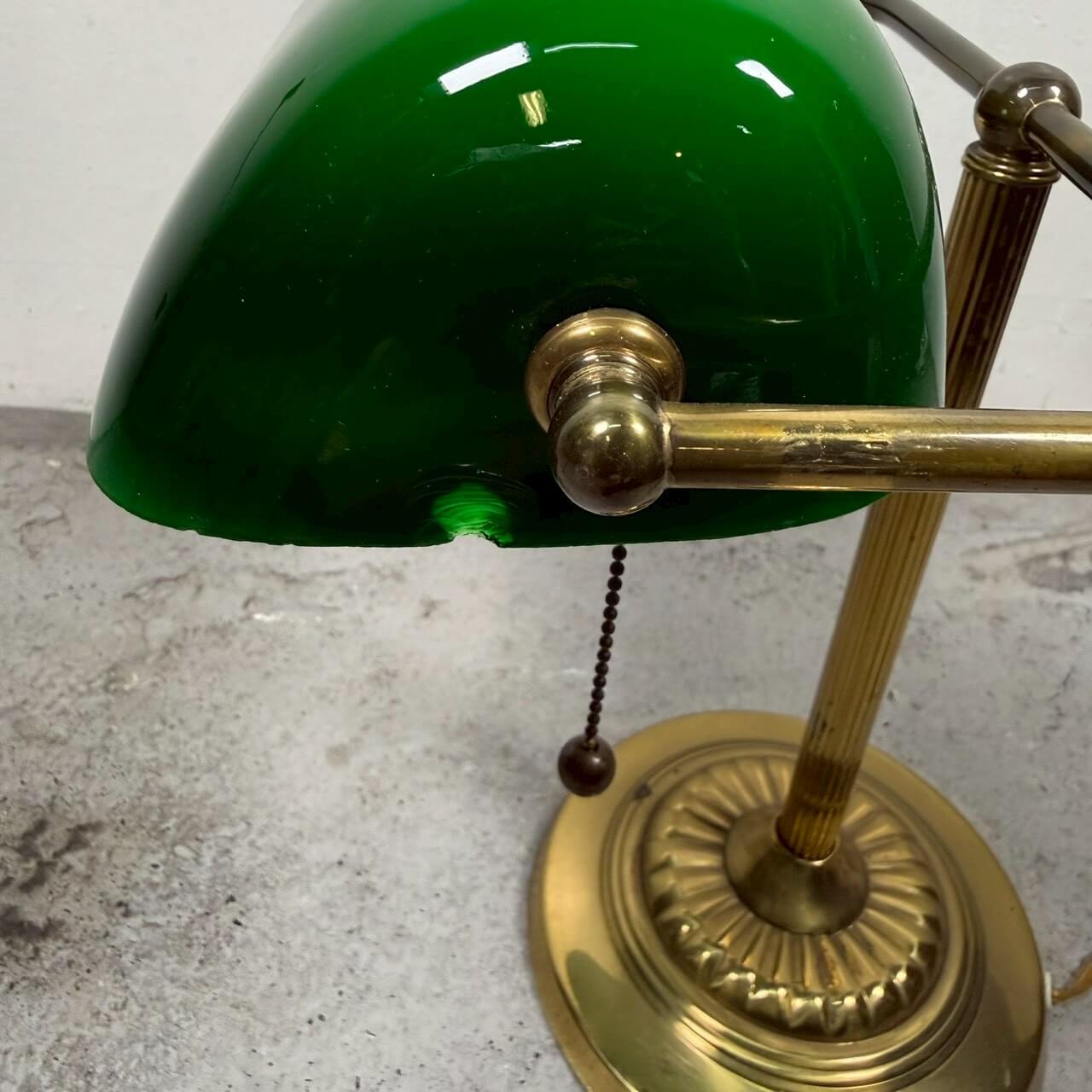 #2325【1980-1990年代】ビンテージ バンカーズランプ デスクランプ