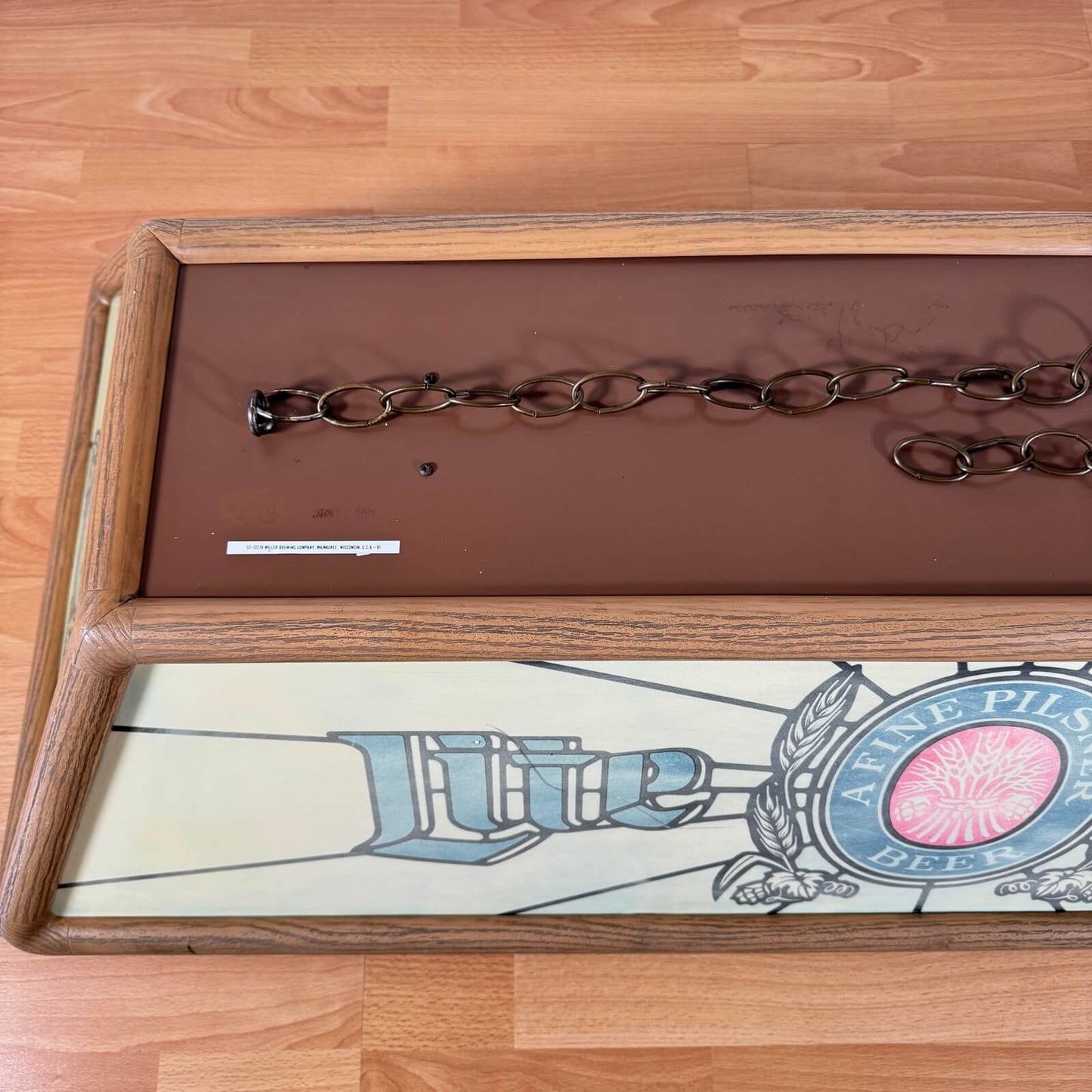 #2126【1986年製】ビンテージ Miller Lite（ミラーライト） プールランプ / ビールライト アメリカ