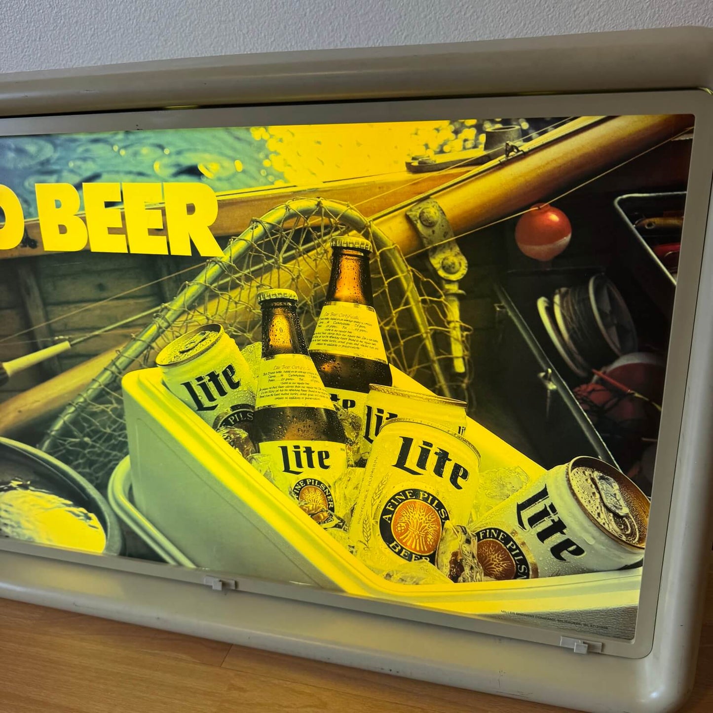 #1857 ビンテージ ビールサイン ライト Lite 照明