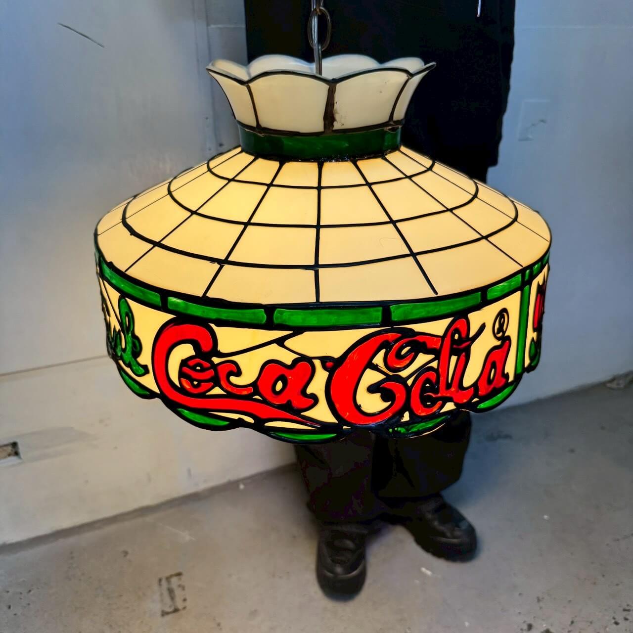 【1970年代】ビンテージ コカコーラ ペンダントライト アメリカン雑貨 天井照明 ライト #2370
