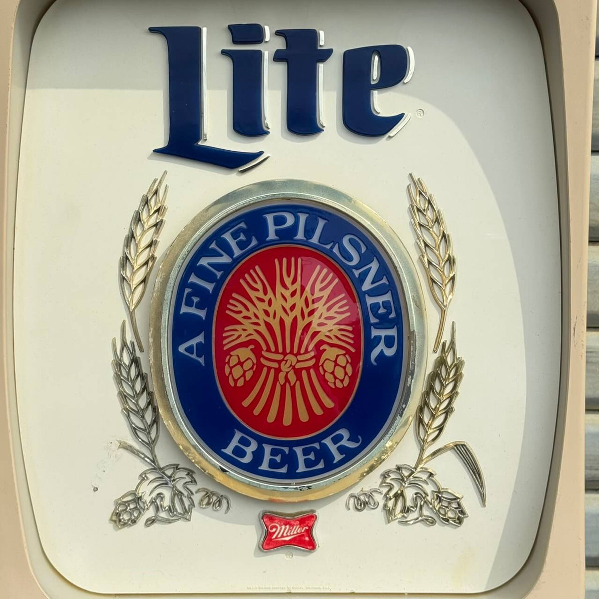 【1970年代】ビンテージ ライト 看板 アメリカン雑貨 店舗什器 MILLER LITE ミラーライト #2871