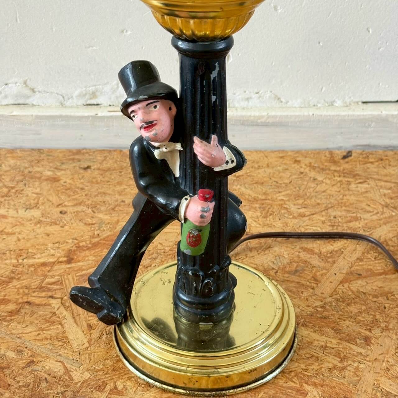【1950-60年代】ビンテージ Barランプ アメリカン雑貨 酔っ払い 什器 #2311