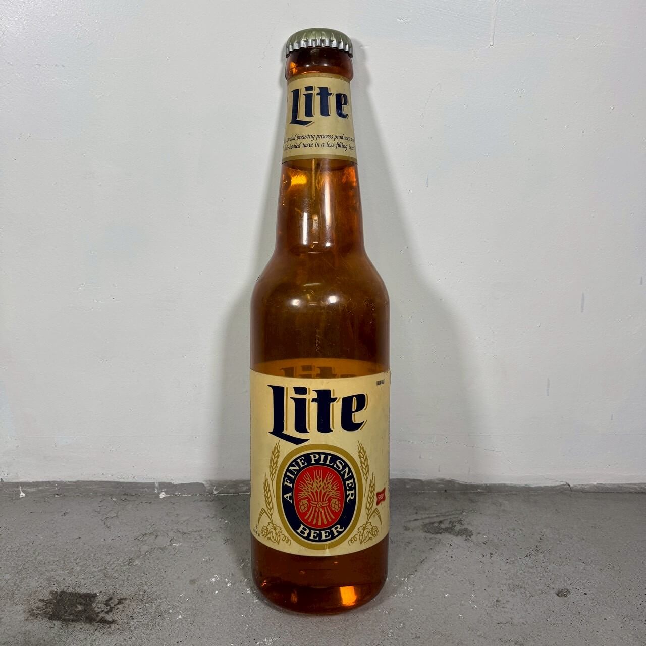 #2257【1991年製】ビンテージ Miller Lite ボトルランプ / ウォールライト アメリカ