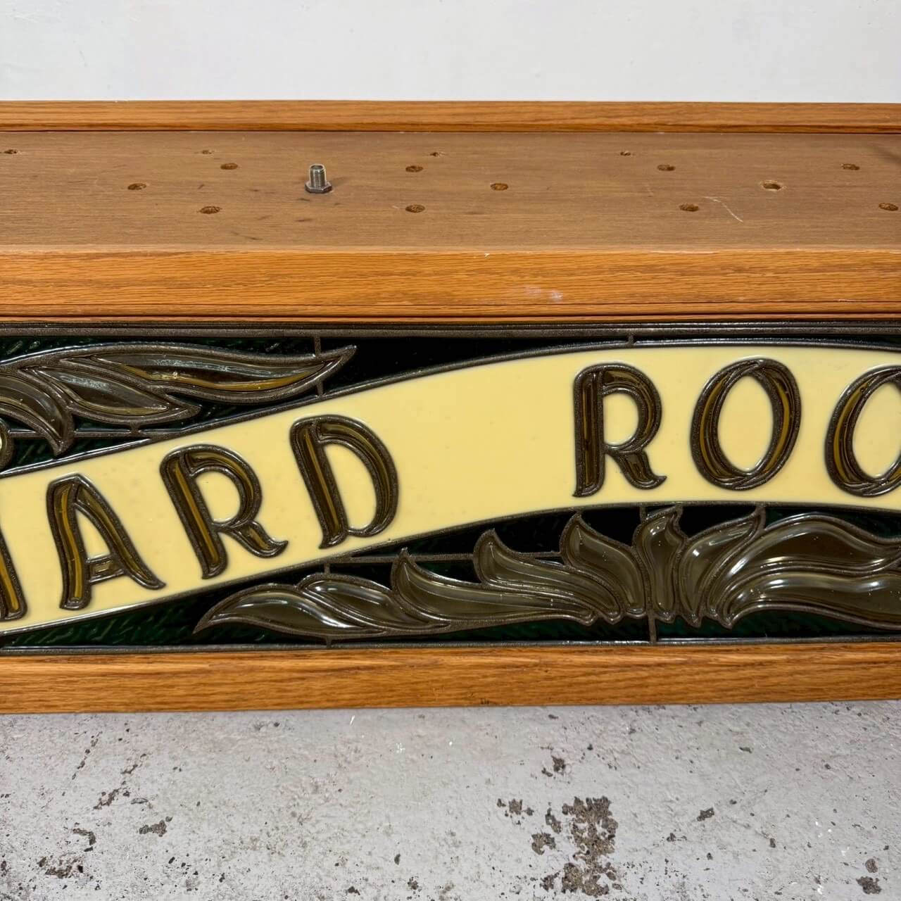 #1923【1980-90年】ビンテージ BILLIARD ROOM（ビリヤードルーム） プールランプ / 吊り下げランプ 照明 アメリカ