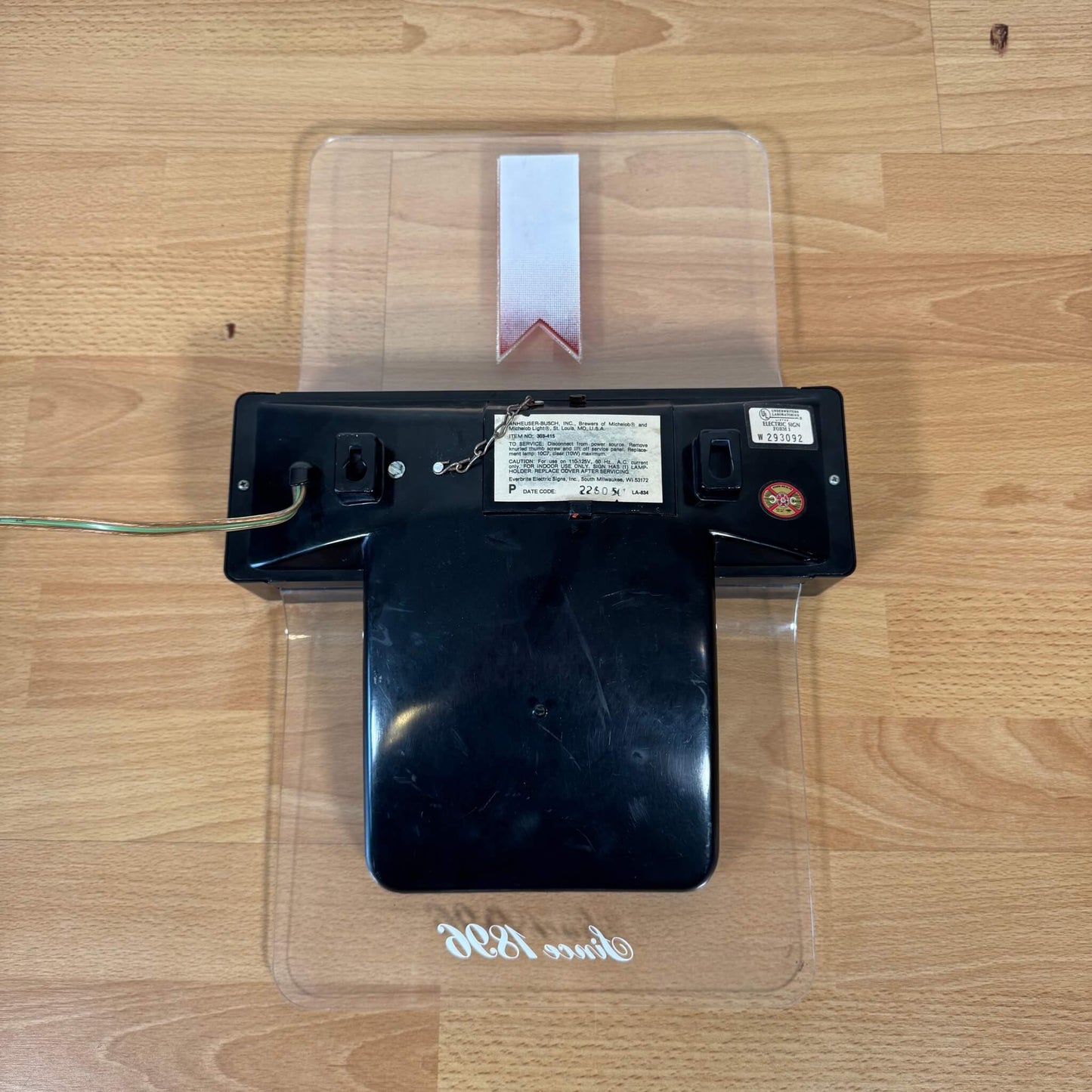 #1848【1980年代】 ビンテージ Michelob（ミケロブ） ビールサイン / ライトサイン 照明 アメリカ