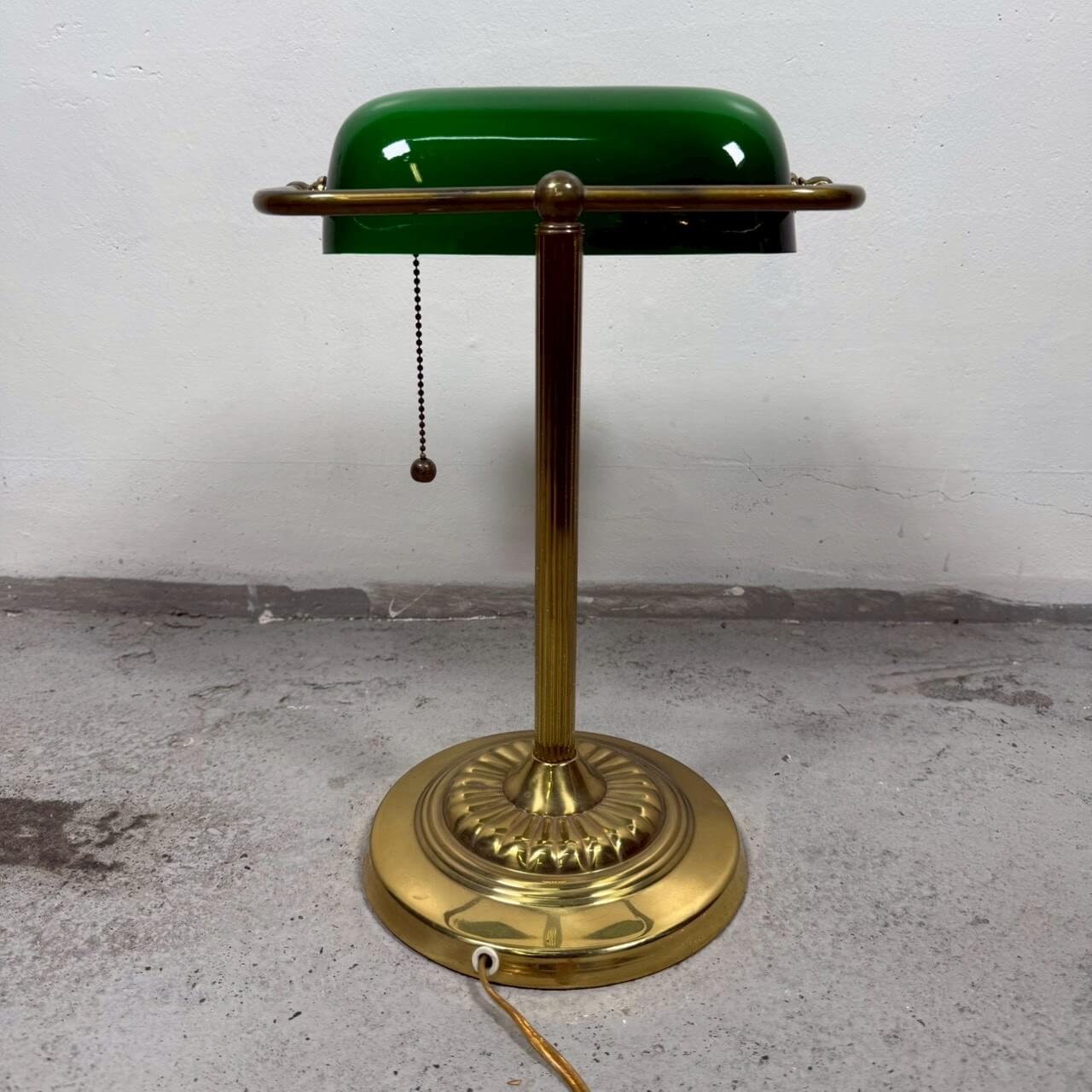 #2325【1980-1990年代】ビンテージ バンカーズランプ デスクランプ