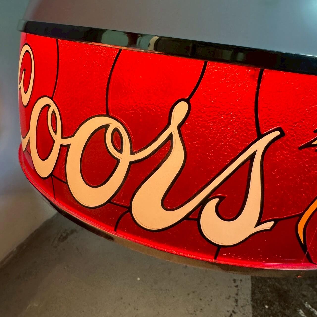 #2372【1980年】ビンテージ Coors（クアーズ） プールランプ / バーランプ デッドストック ダブルシェード アメリカ