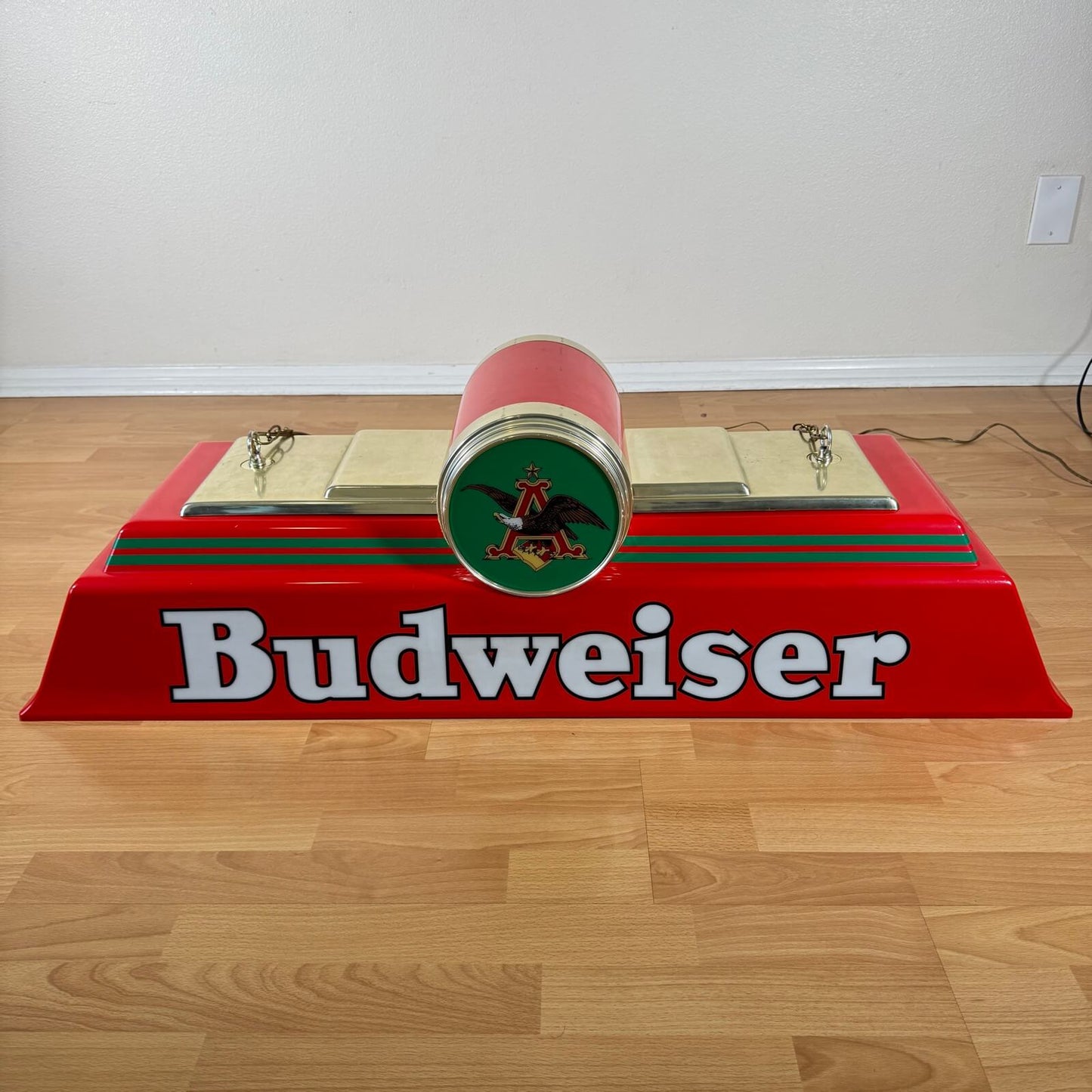#2127【1990年代】ビンテージ Budweiser（バドワイザー） プールランプ / ビールライト アメリカ
