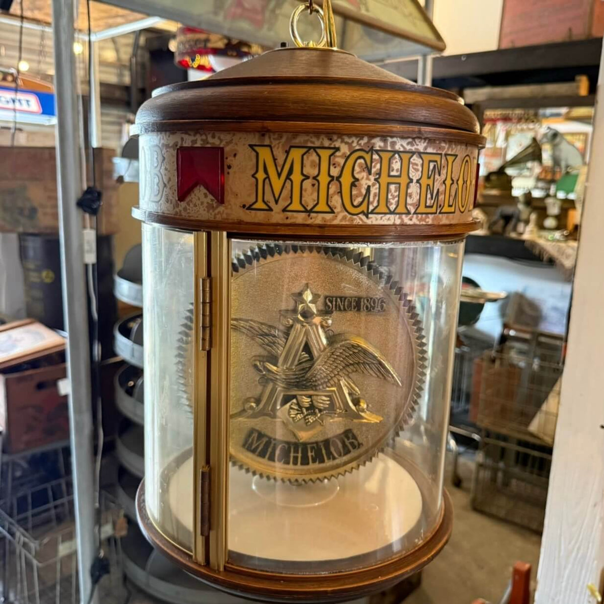 【1970年代】ビンテージ ライト アメリカン雑貨 店舗什器 MICHELOB ミシェロブ モーションライト #2791