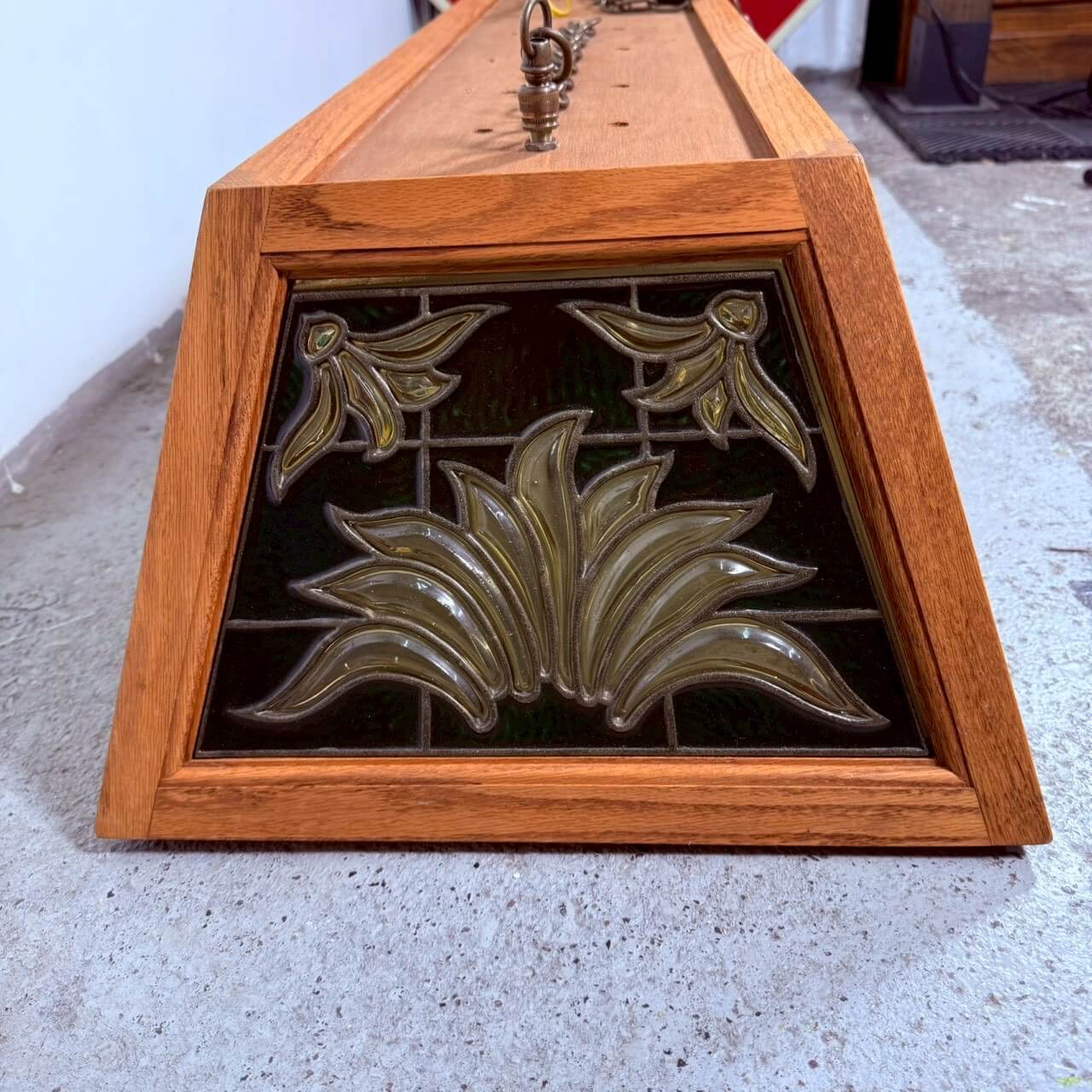 #1923【1980-90年】ビンテージ BILLIARD ROOM（ビリヤードルーム） プールランプ / 吊り下げランプ 照明 アメリカ