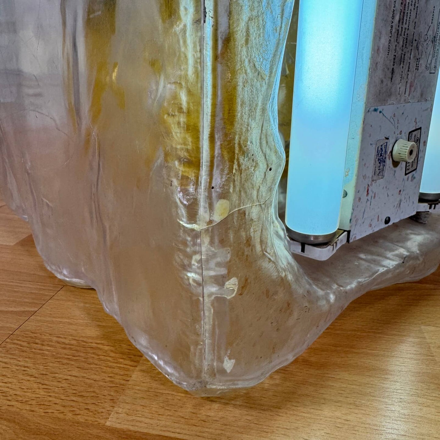 #1557【1980-90年代】ビンテージ Miller Genuine Draft（ミラー） ビールライト / アイスボトル型 プールランプ アメリカ