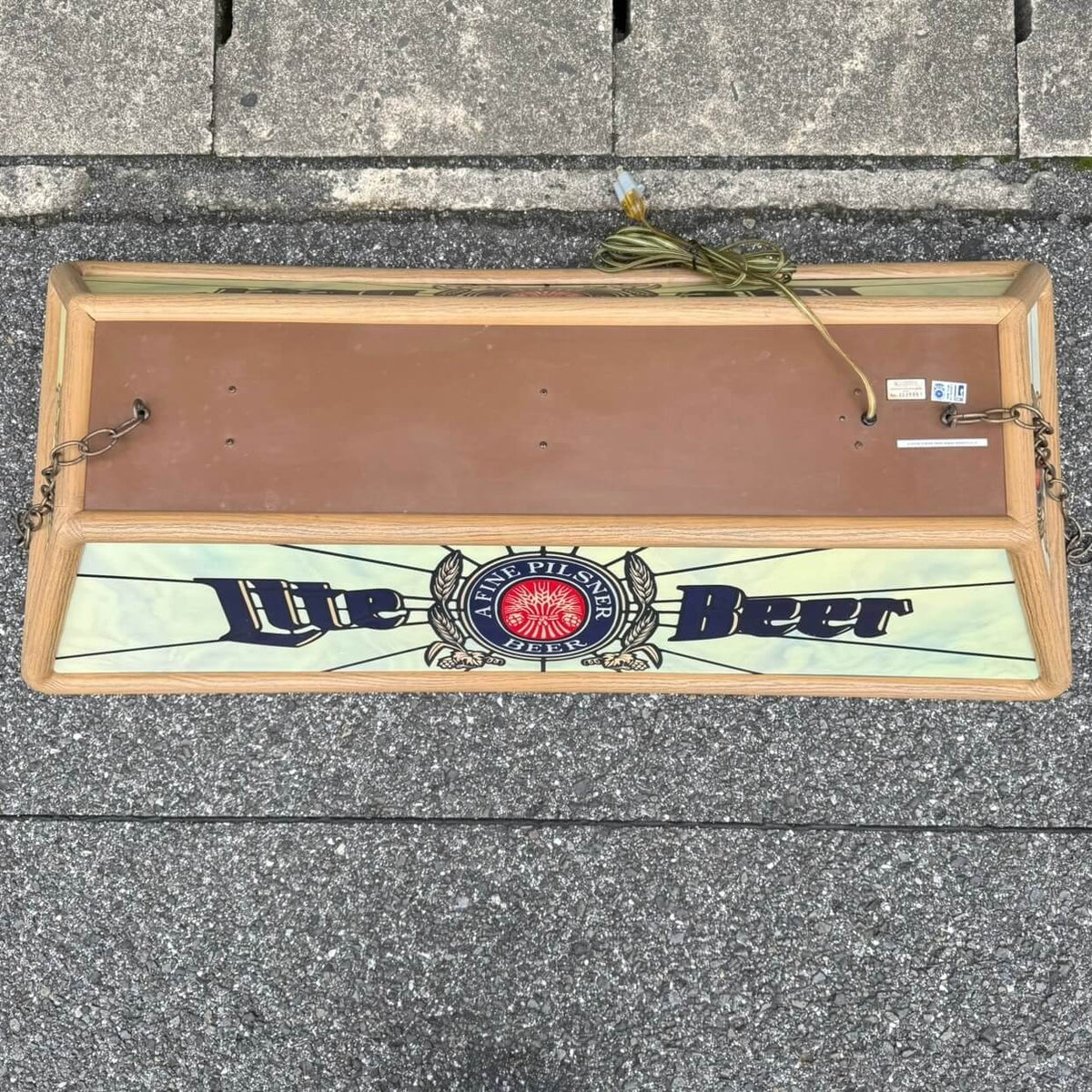【1980年代】ビンテージ ミラーライト プールランプ アメリカン雑貨 店舗什器 ガレージ #2769