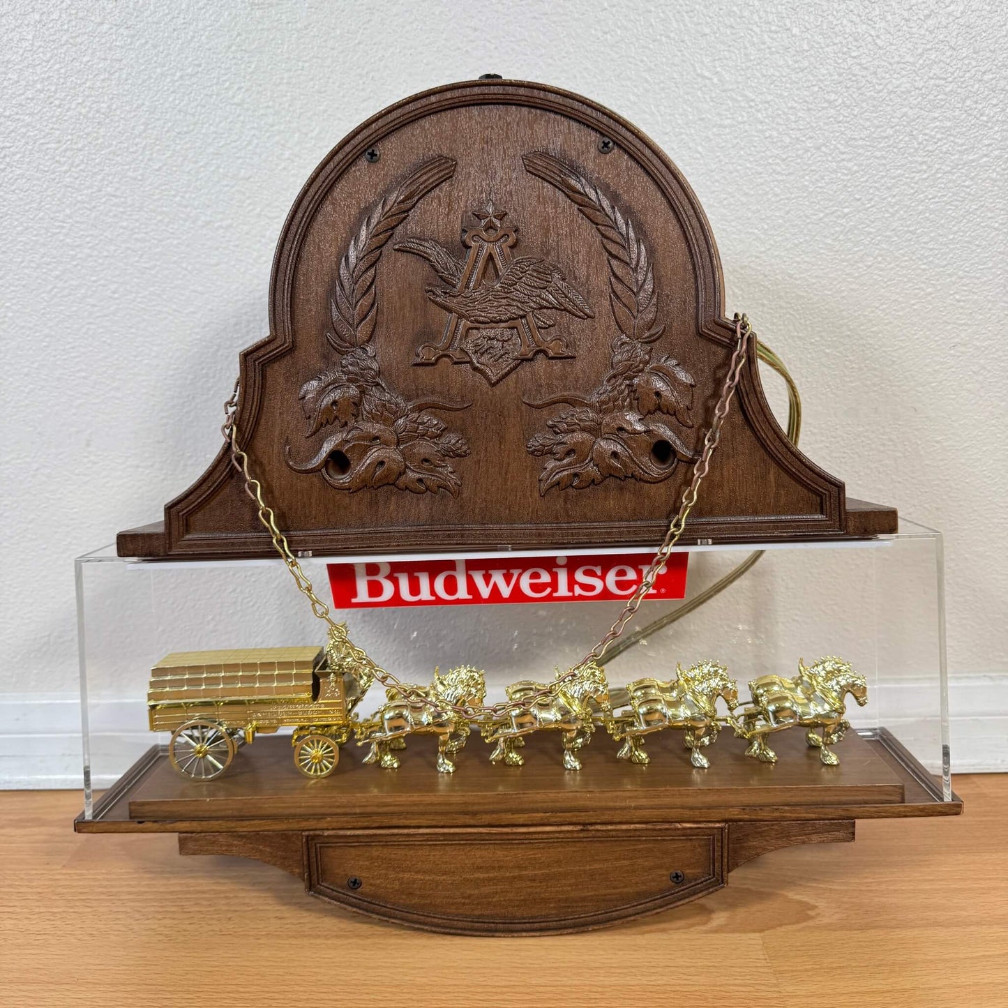 #1925 【1970～1980年代】 ビンテージ Budweiser（バドワイザー） ビールサイン / ライトサイン ディスプレイ アメリカ