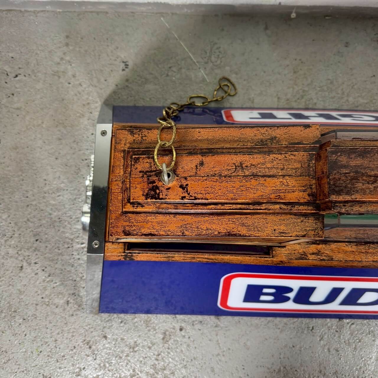 【1986年】ビンテージ Bud Light プールランプ バドライト 吊り下げ照明 バーライト #2381