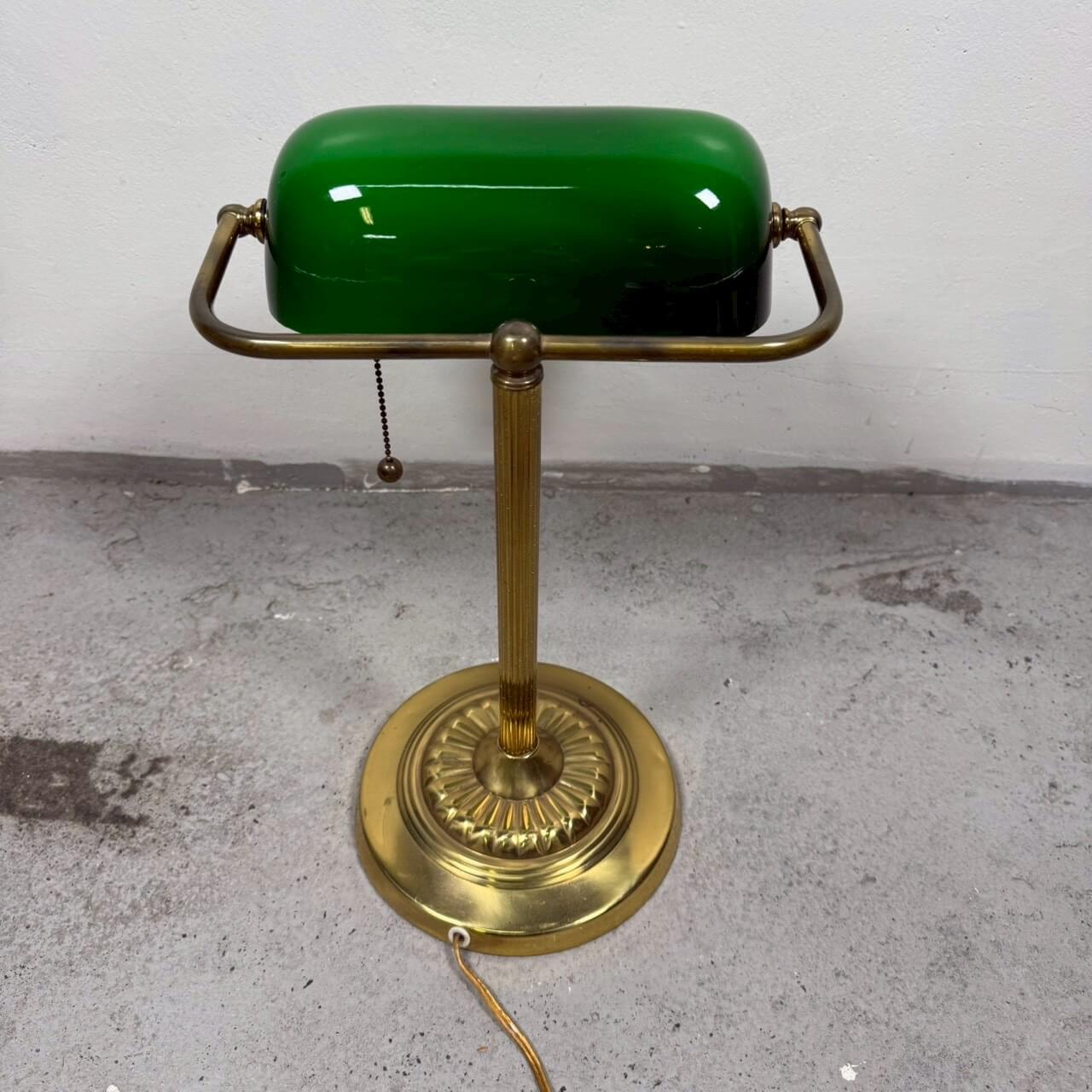 #2325【1980-1990年代】ビンテージ バンカーズランプ デスクランプ