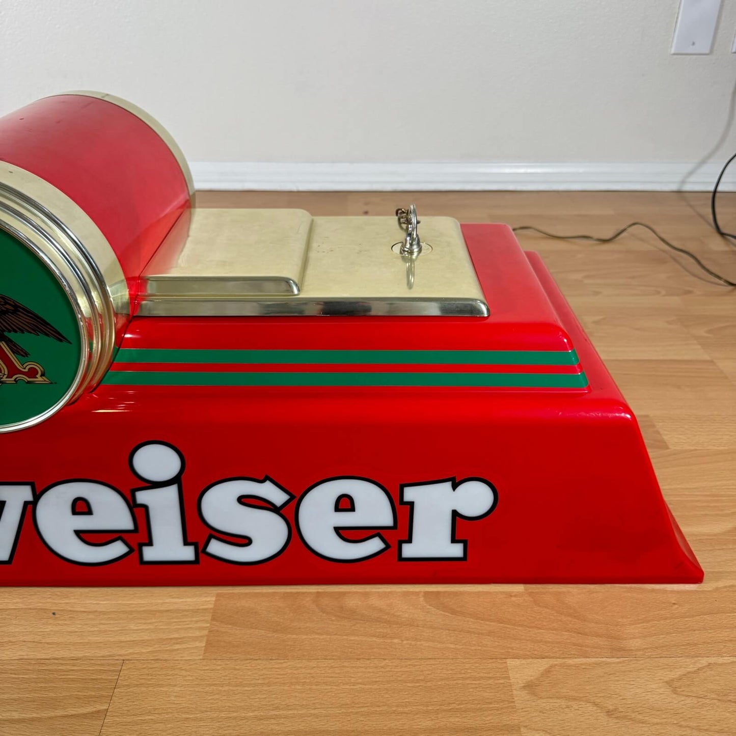 #2127【1990年代】ビンテージ Budweiser（バドワイザー） プールランプ / ビールライト アメリカ