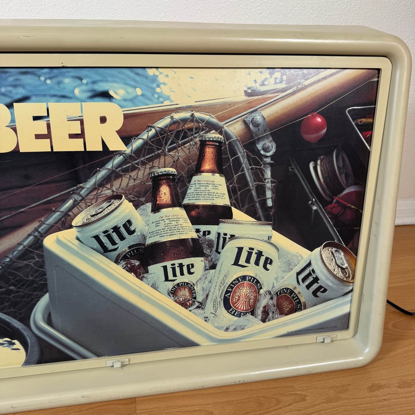 #1857 ビンテージ ビールサイン ライト Lite 照明