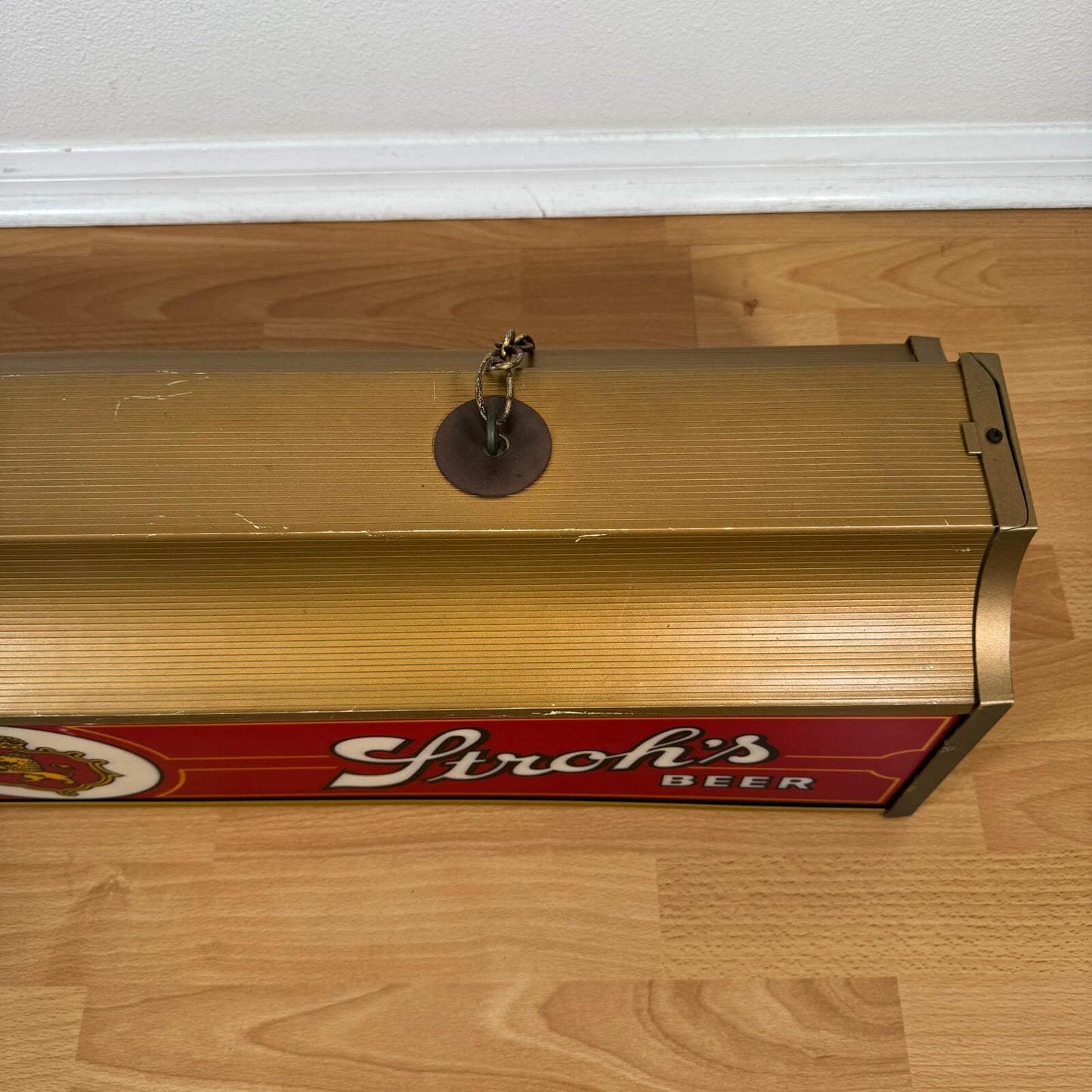 #1921【1980年代】ビンテージ プールバーランプ Stroh's ビールランプ バーライト アメリカ