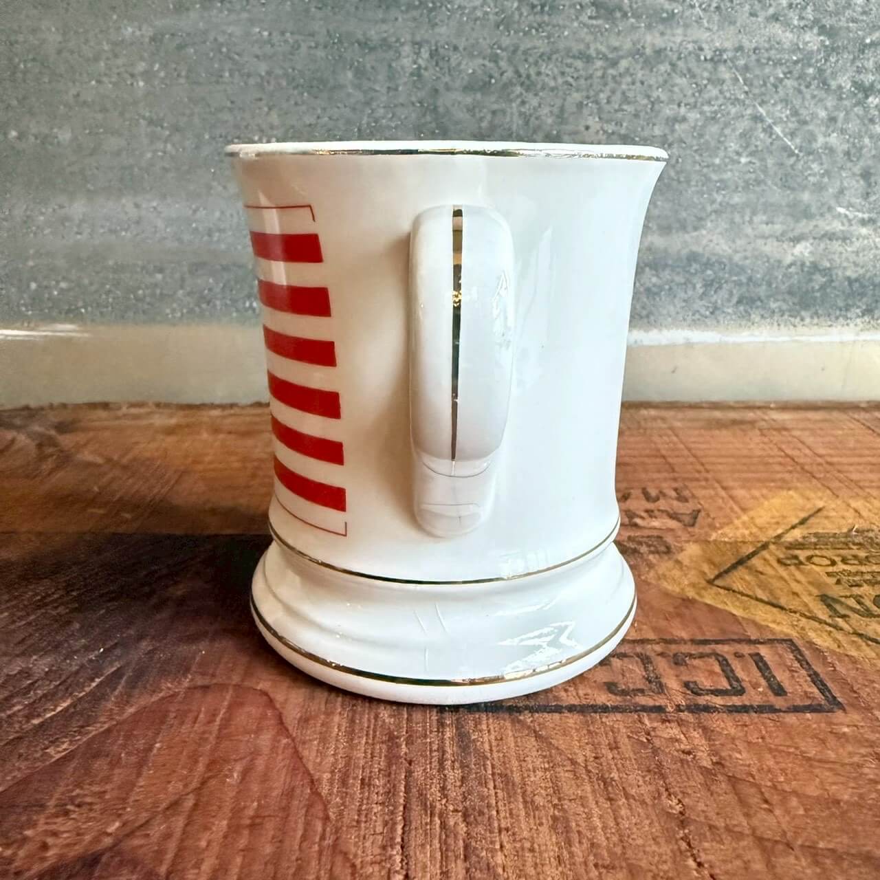 【1970年代】ビンテージ マグカップ アメリカン雑貨 店舗什器 マスタッシュマグ 星条旗 #1574