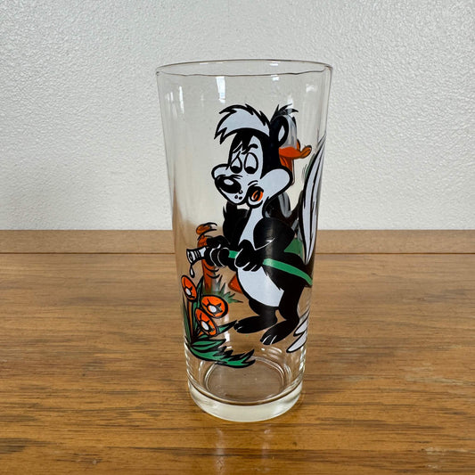 #1783【1976年】ビンテージ PEPSI ペペ・ル・ピュー & ダフィー・ダック グラス / ワーナー・ブラザーズ コレクターシリーズ アメリカ