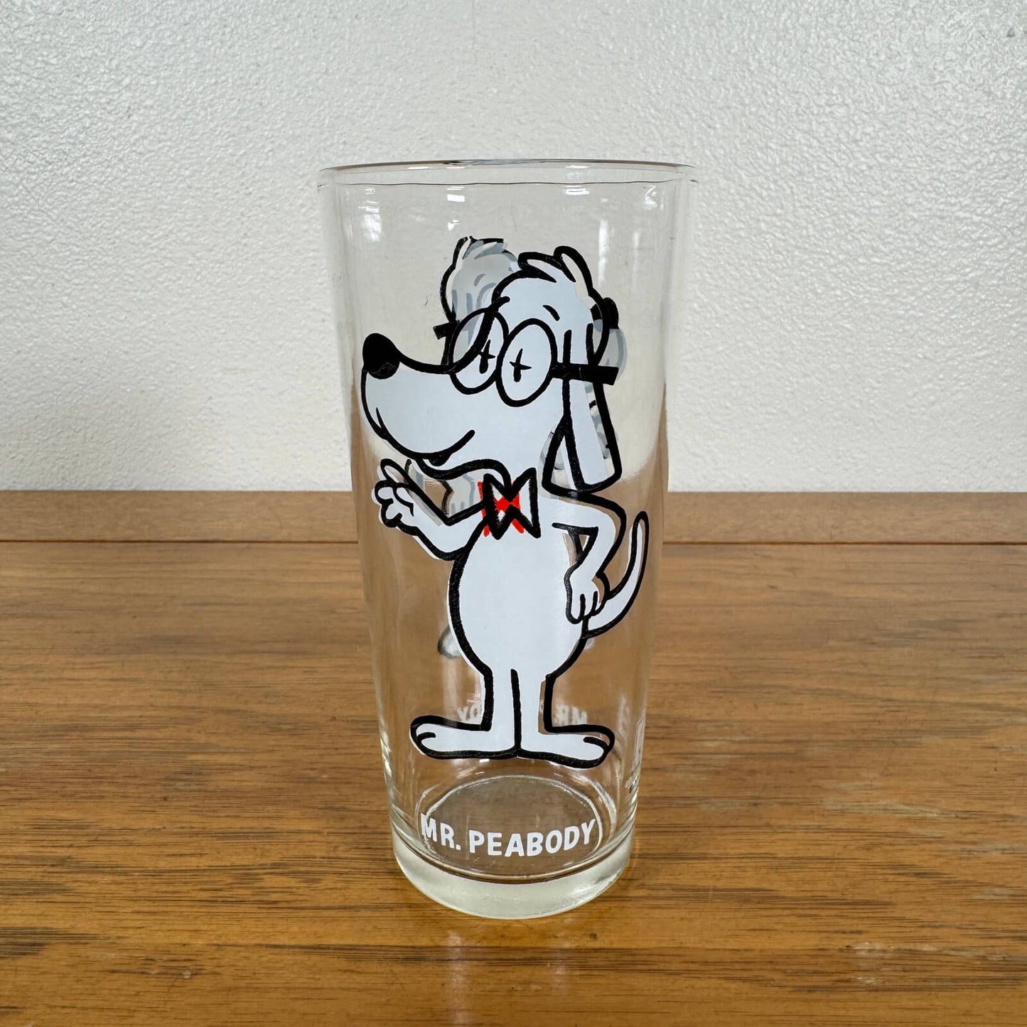 #1780【1970-80年代】ビンテージ PEPSI Mr. Peabody（ミスター・ピーボディ） グラス / コレクターシリーズ アメリカ