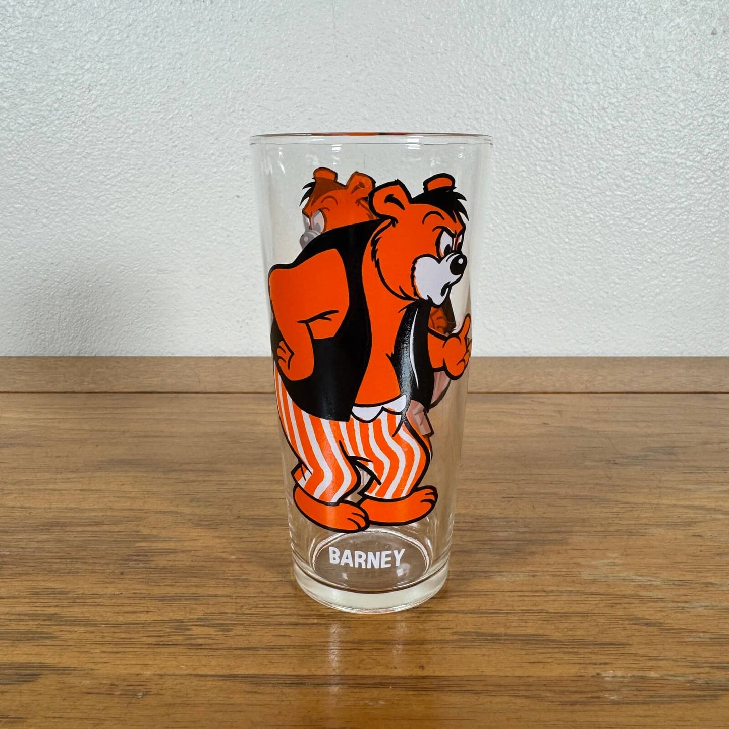 #1778【1975年】ビンテージ PEPSI Barney（バーニー） グラス / コレクターシリーズ アメリカ