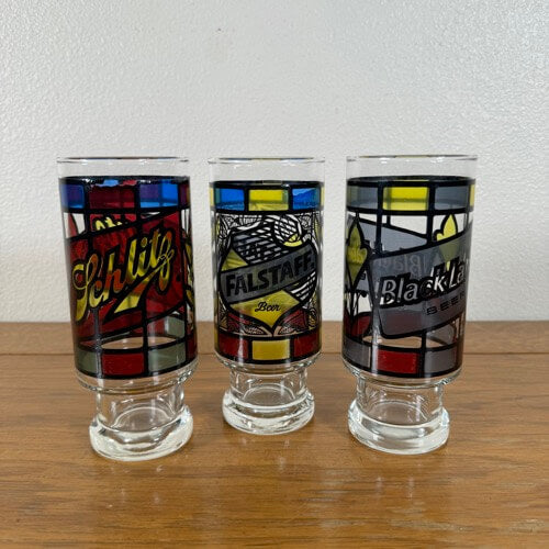 #1533【1970年代】ビンテージ ビール グラスセット