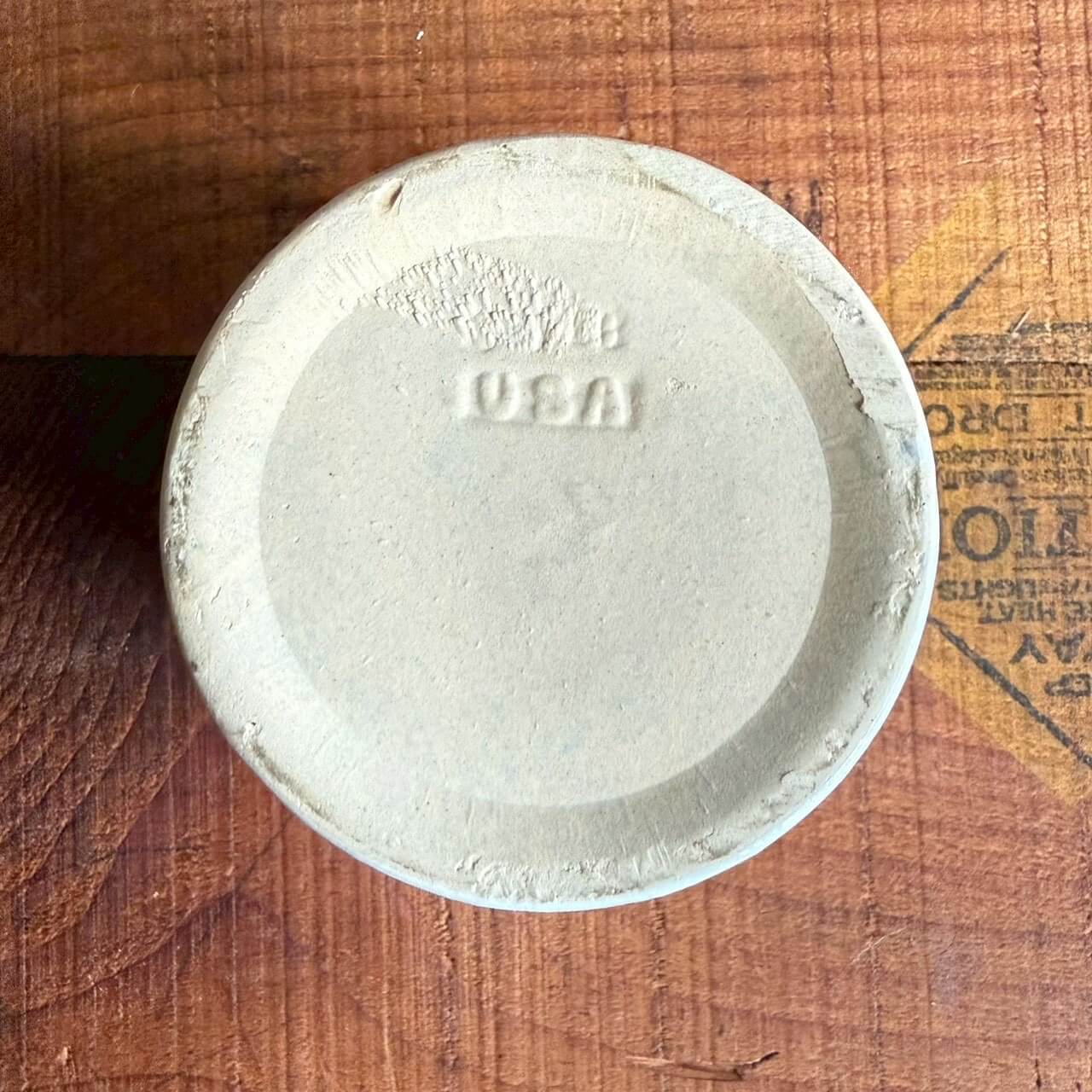 【1940-50年代】ビンテージ 容器 アメリカン雑貨 店舗什器 ストーンウェア 陶器 #1569