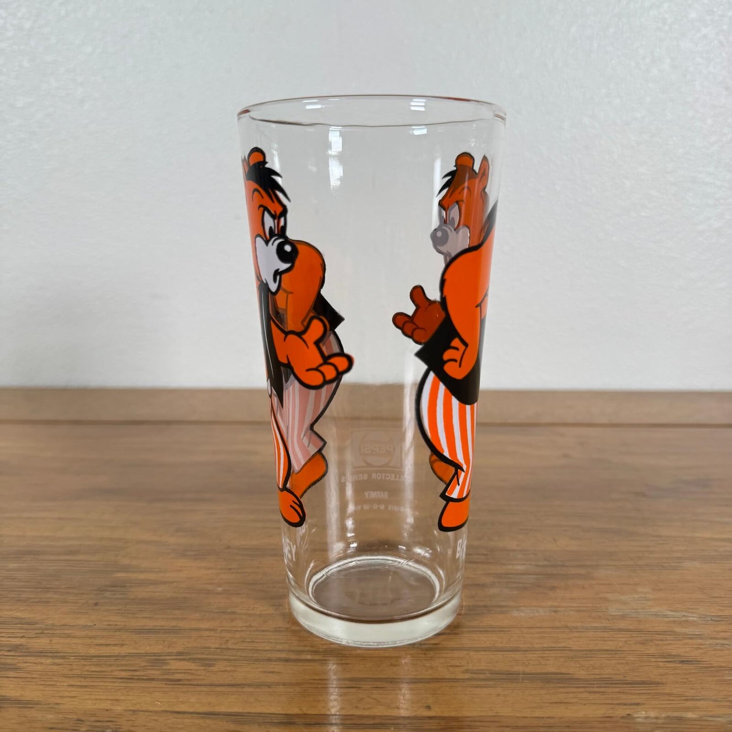 #1778【1975年】ビンテージ PEPSI Barney（バーニー） グラス / コレクターシリーズ アメリカ