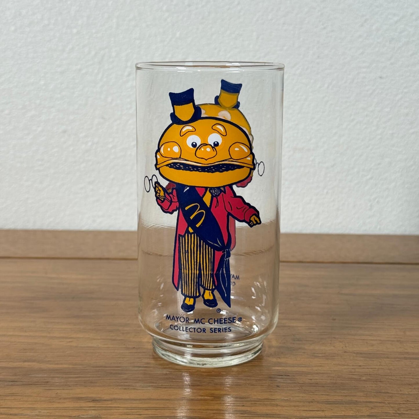 #2024【1970年代】ビンテージ McDonald’s（マクドナルド） グラス / Mayor McCheese コレクターシリーズ