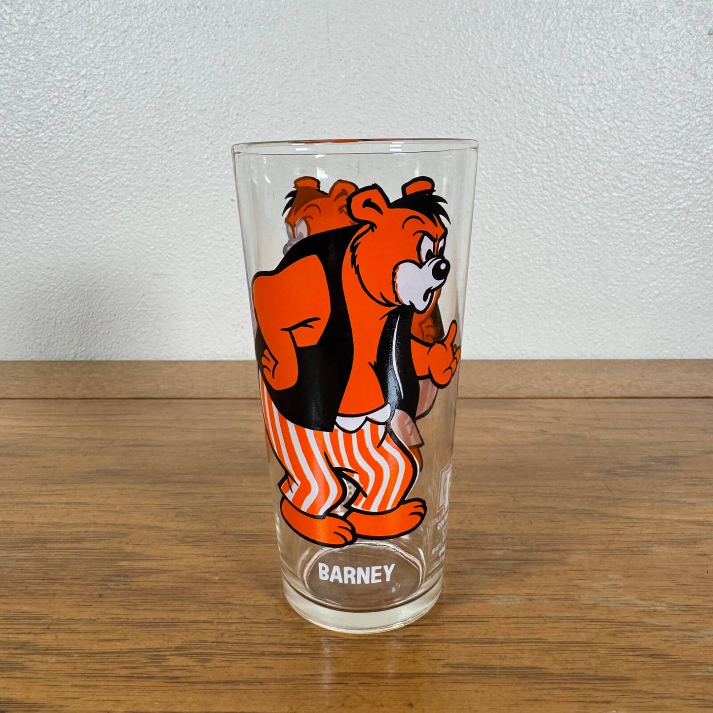 #1778【1975年】ビンテージ PEPSI Barney（バーニー） グラス / コレクターシリーズ アメリカ