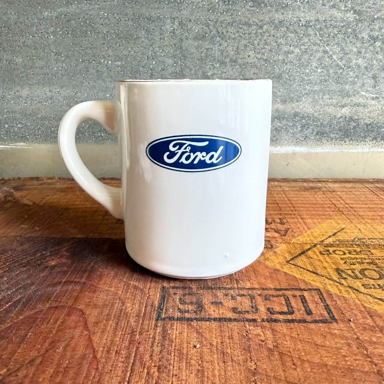 【1970〜80年代】ビンテージ マグカップ アメリカン雑貨 店舗什器 フォード ガレージ #1576