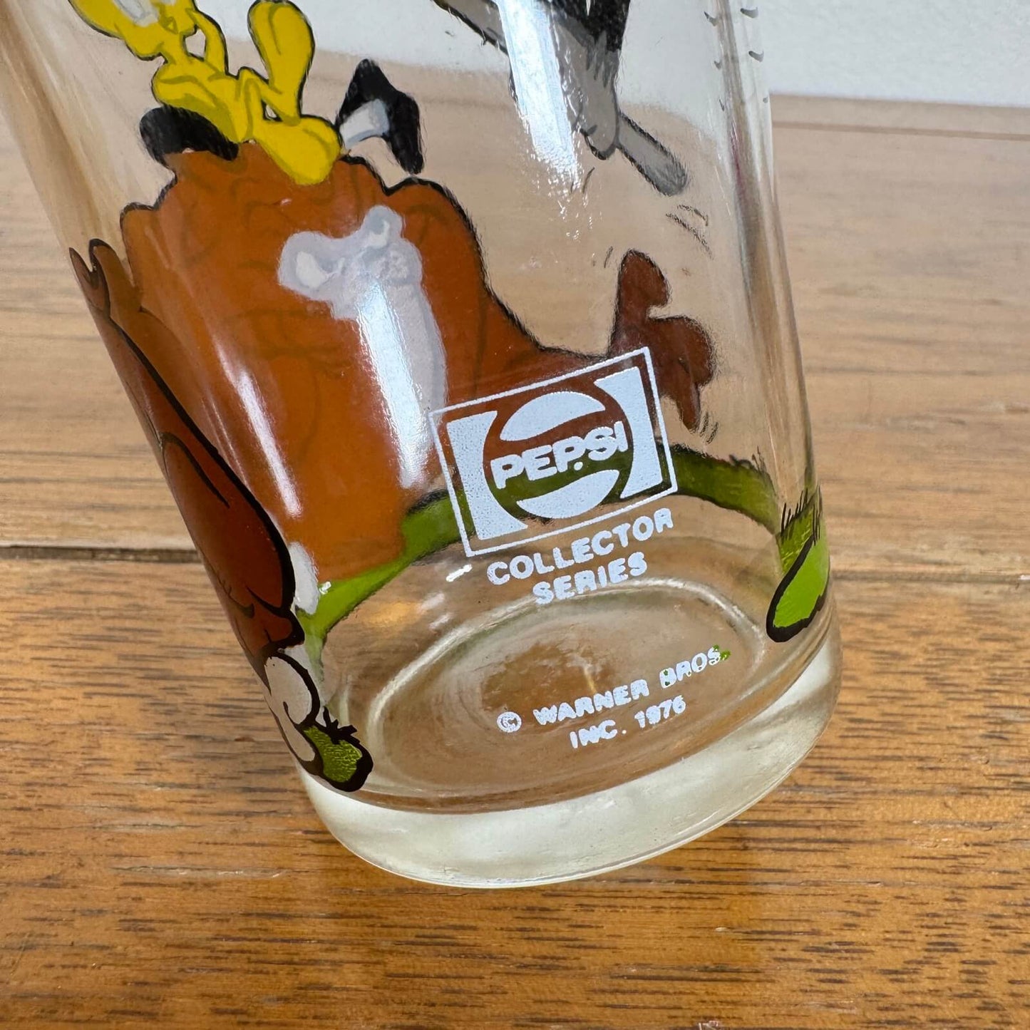 #1782【1976年】ビンテージ PEPSI ワーナー・ブラザーズ シルベスター＆ヘクター グラス / コレクターシリーズ アメリカ