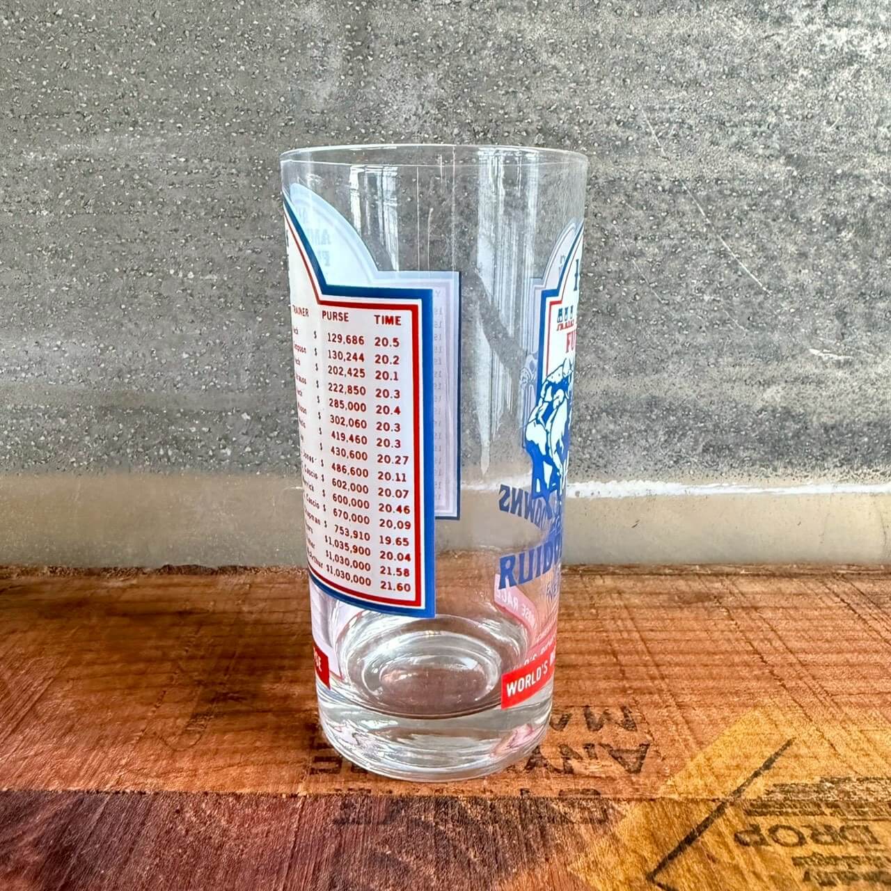 【1975年】ビンテージ グラス アメリカン雑貨 店舗什器 記念グラス カウボーイ #1565