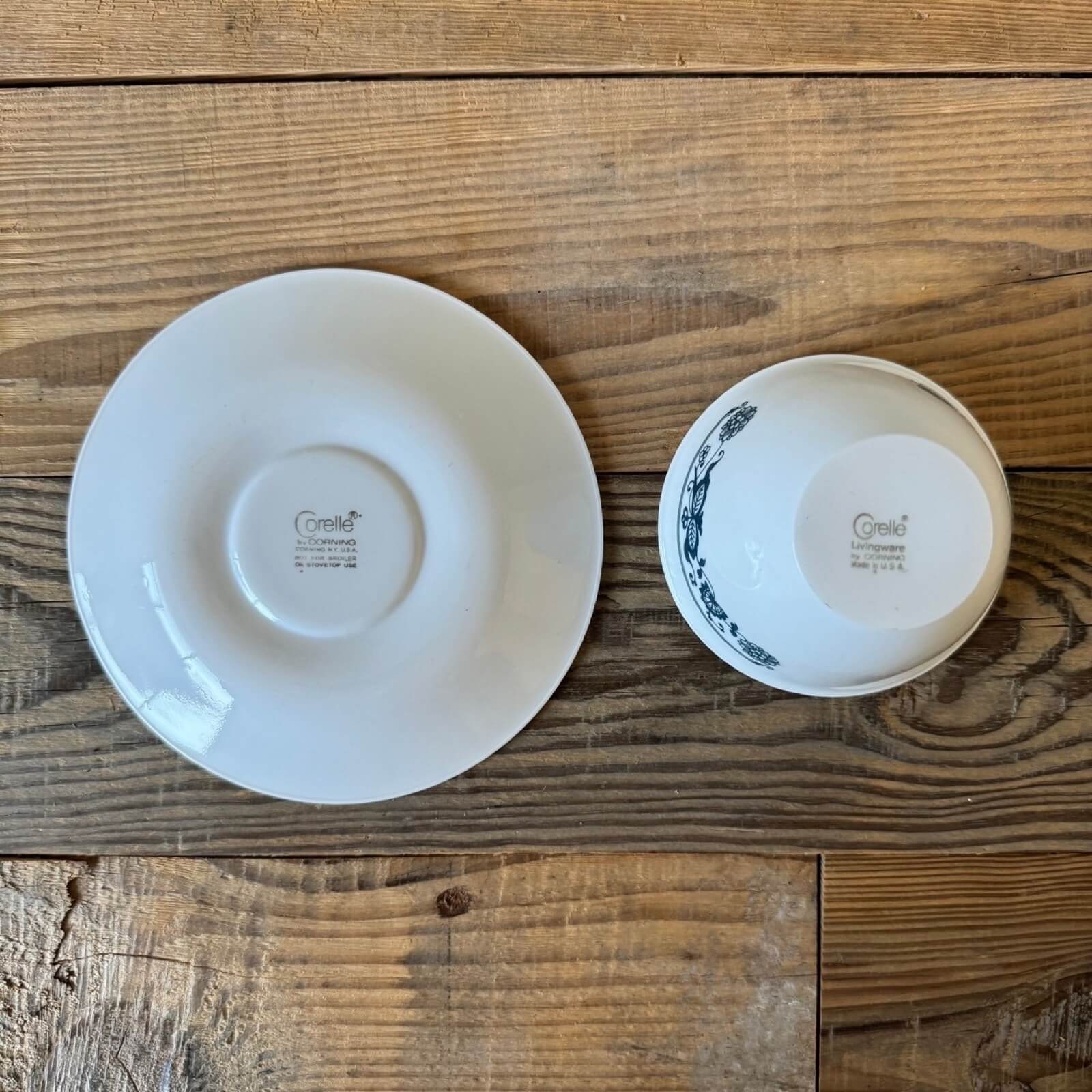 655-8 【1970年代】ビンテージ Corelle（コレール） Old Town Blue